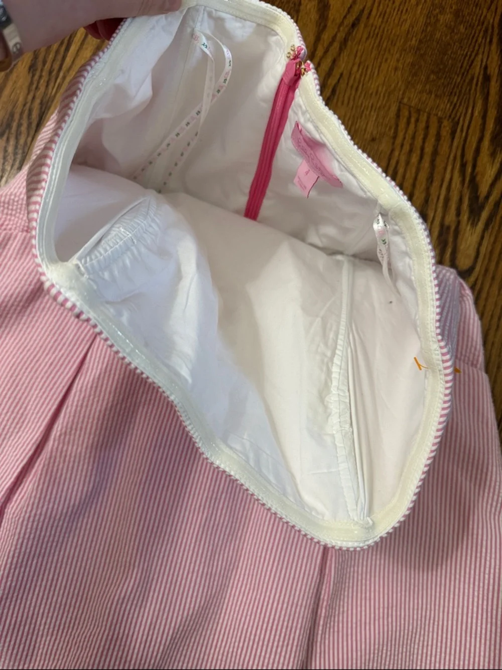 2010 Lily Pulitzer Richelle Strapless Corseted Pink & White Striped Dress SZ 4 - Picture 6 of 9